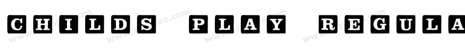 Childs Play Regular字体转换